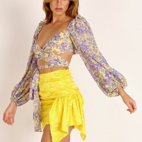 For Love And Lemons Tops - For Love and Lemons Maui Wrap Top I Size  M